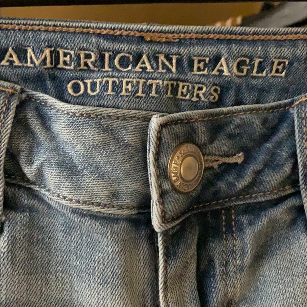 American Eagle shortie shorts.
